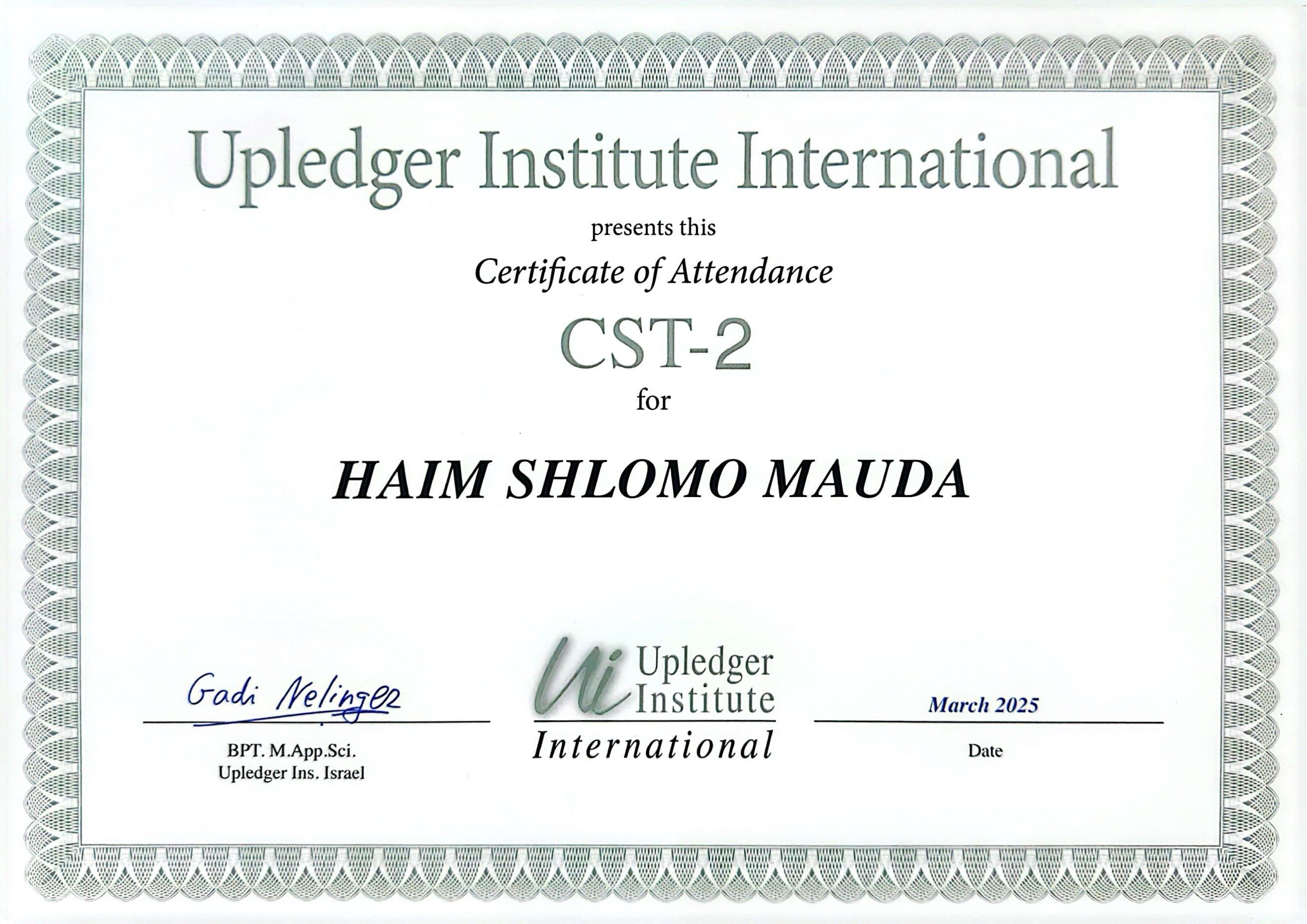 Professional Development Certificate