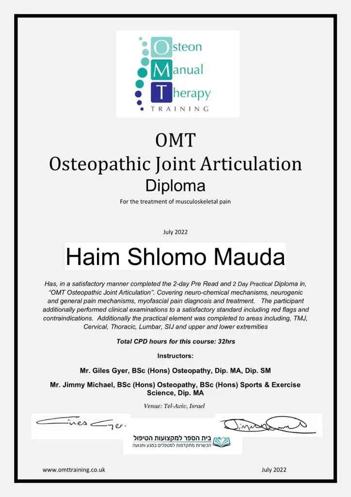 Osteopathic Techniques — Level 1