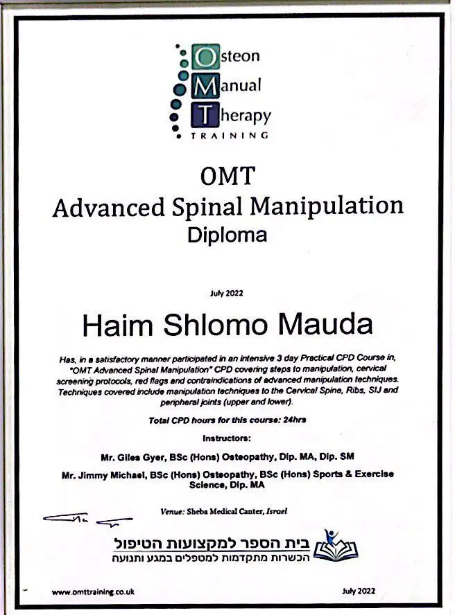 Osteopathic Techniques — Level 3