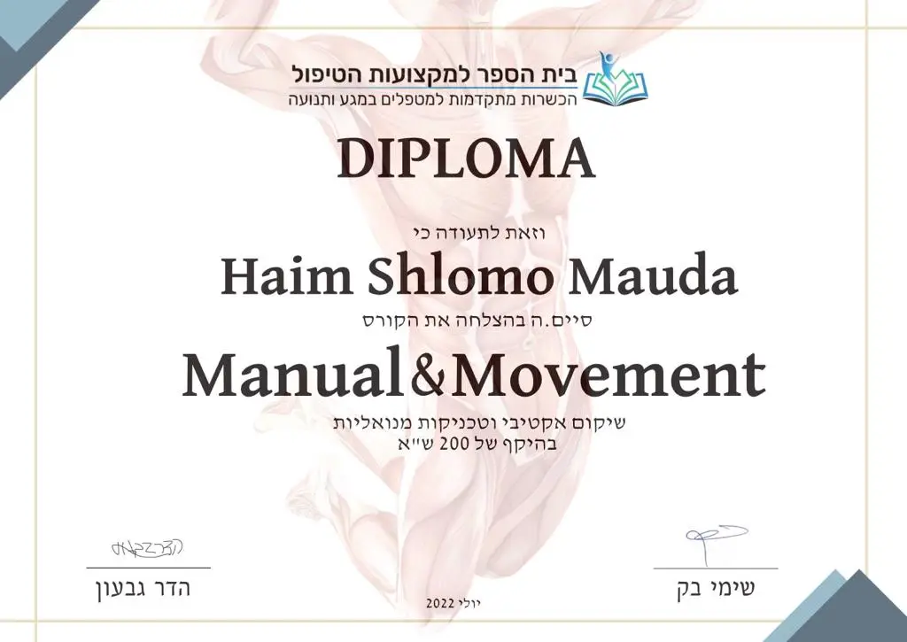 Senior Manual Therapist & Physiotherapy